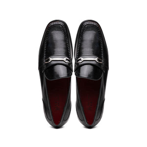 Marco Di Milano Hugo Black Lizard & Calfskin Bit Loafers - Dudes Boutique