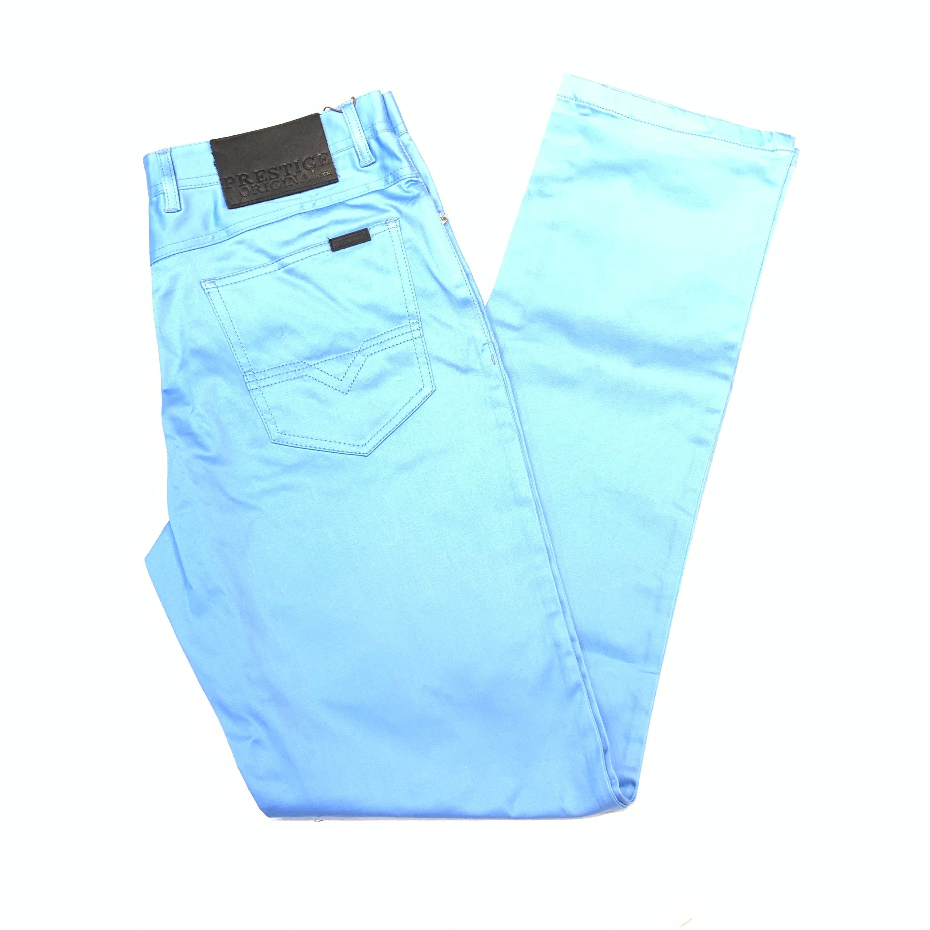 Prestige Sky Blue High-end Pants - Dudes Boutique