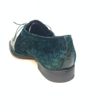 Mauri 4948 Lenox Body Alligator/ Velvet Embossed, Hunter Green - Dudes Boutique