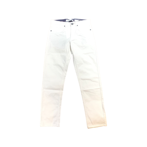 PrescriptionX White Straight Cut Slacks - Dudes Boutique