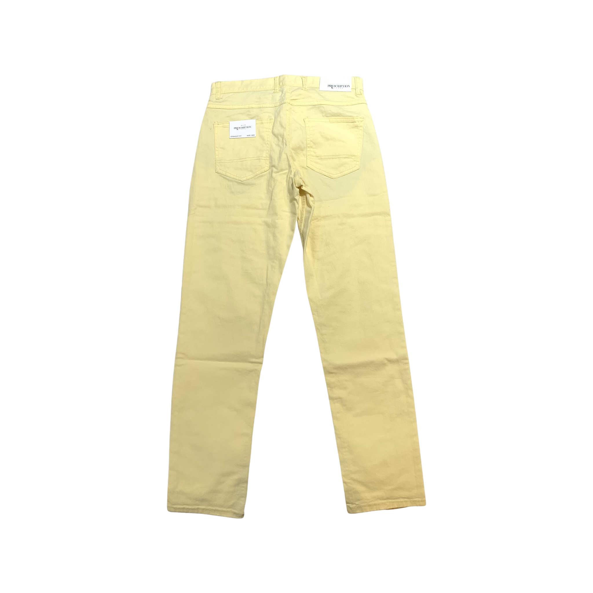 PrescriptionX Yellow Straight Cut Slacks - Dudes Boutique