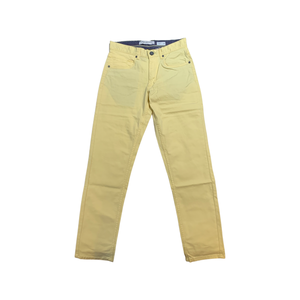 PrescriptionX Yellow Straight Cut Slacks - Dudes Boutique