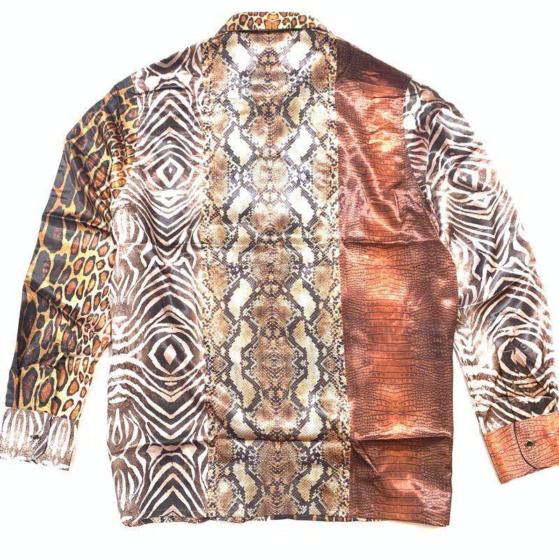 Prestige Exotic Skins Button Up Shirt - Dudes Boutique
