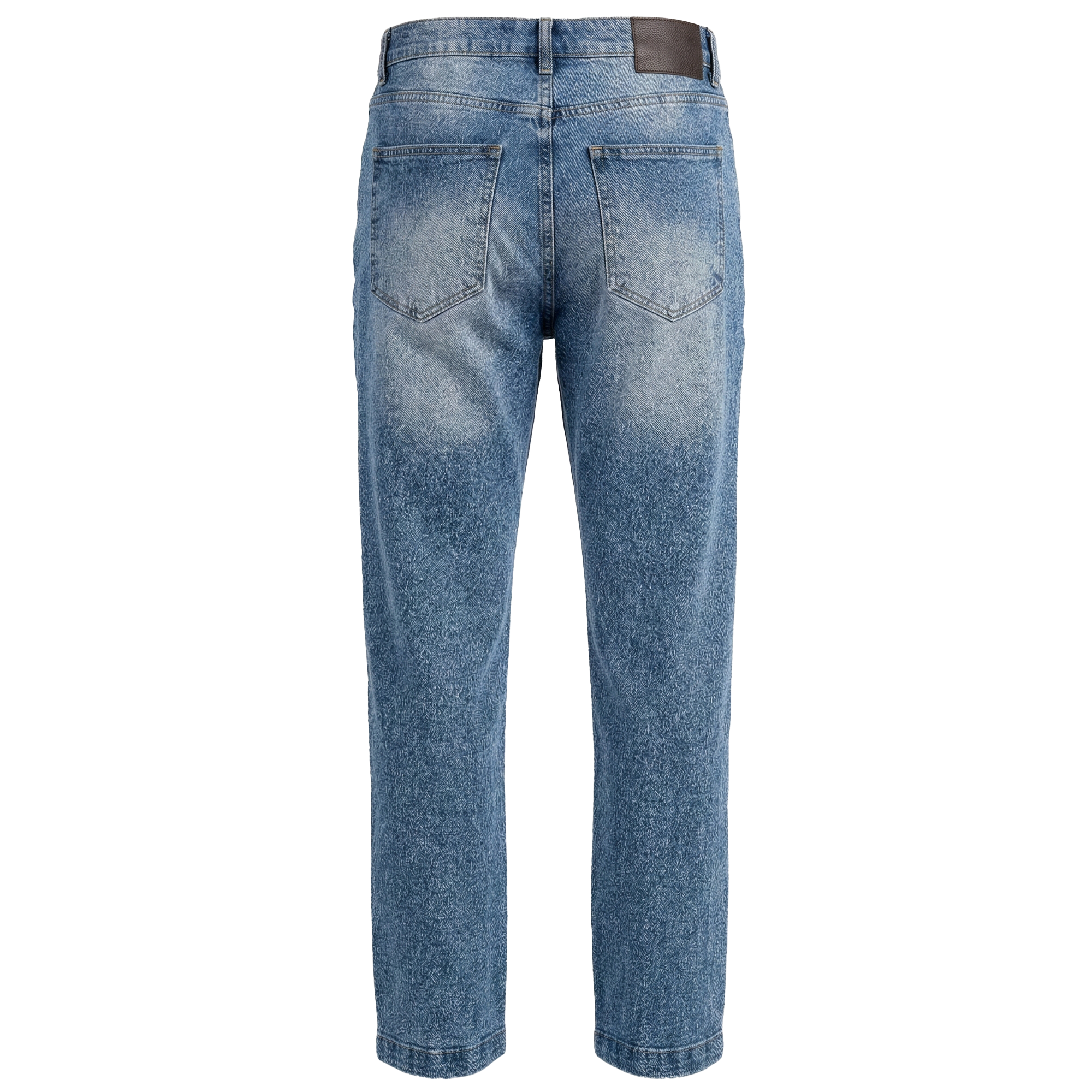 SBO Light Blue Snap Hem Denim Jeans