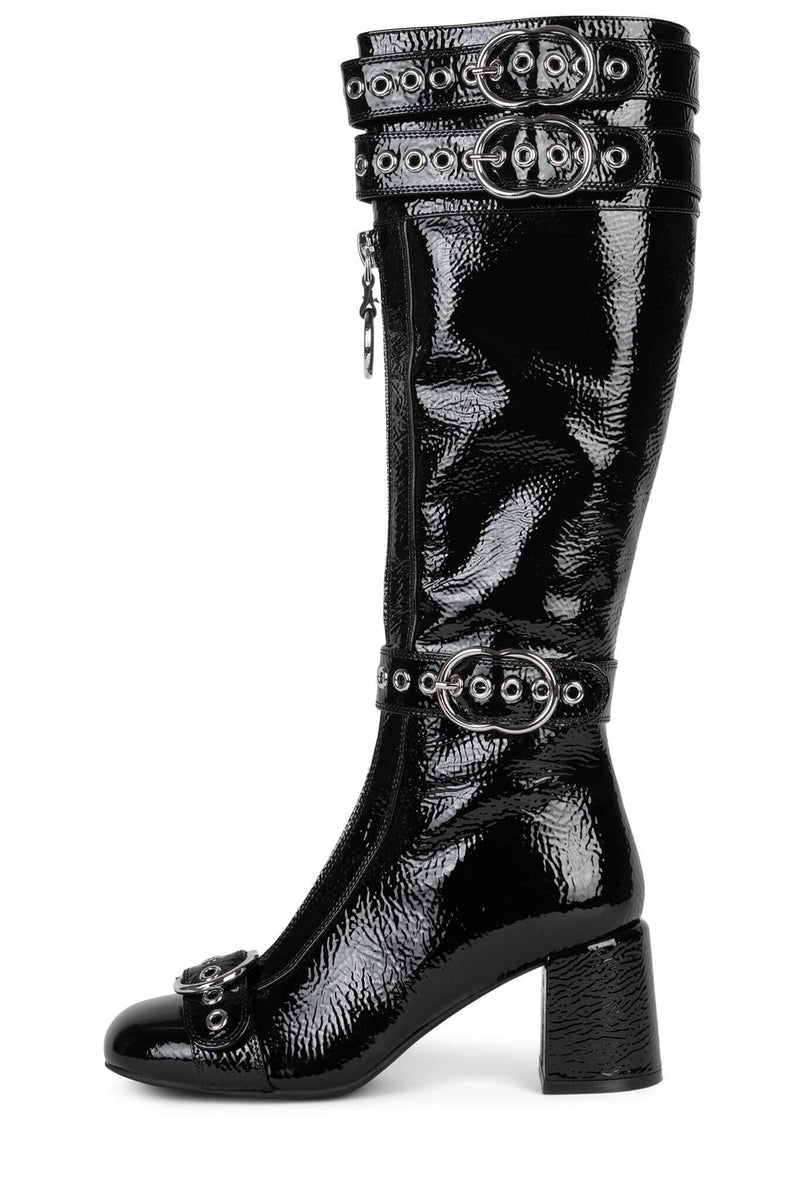 Jeffery Campbell Women's Black Jenine Knee High Boot - Dudes Boutique
