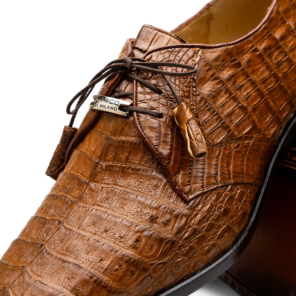 Marco Di Milano Lacio Bay Apache Caiman Crocodile Dress Shoes - Dudes Boutique