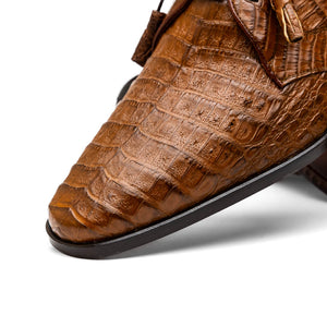 Marco Di Milano Lacio Bay Apache Caiman Crocodile Dress Shoes - Dudes Boutique