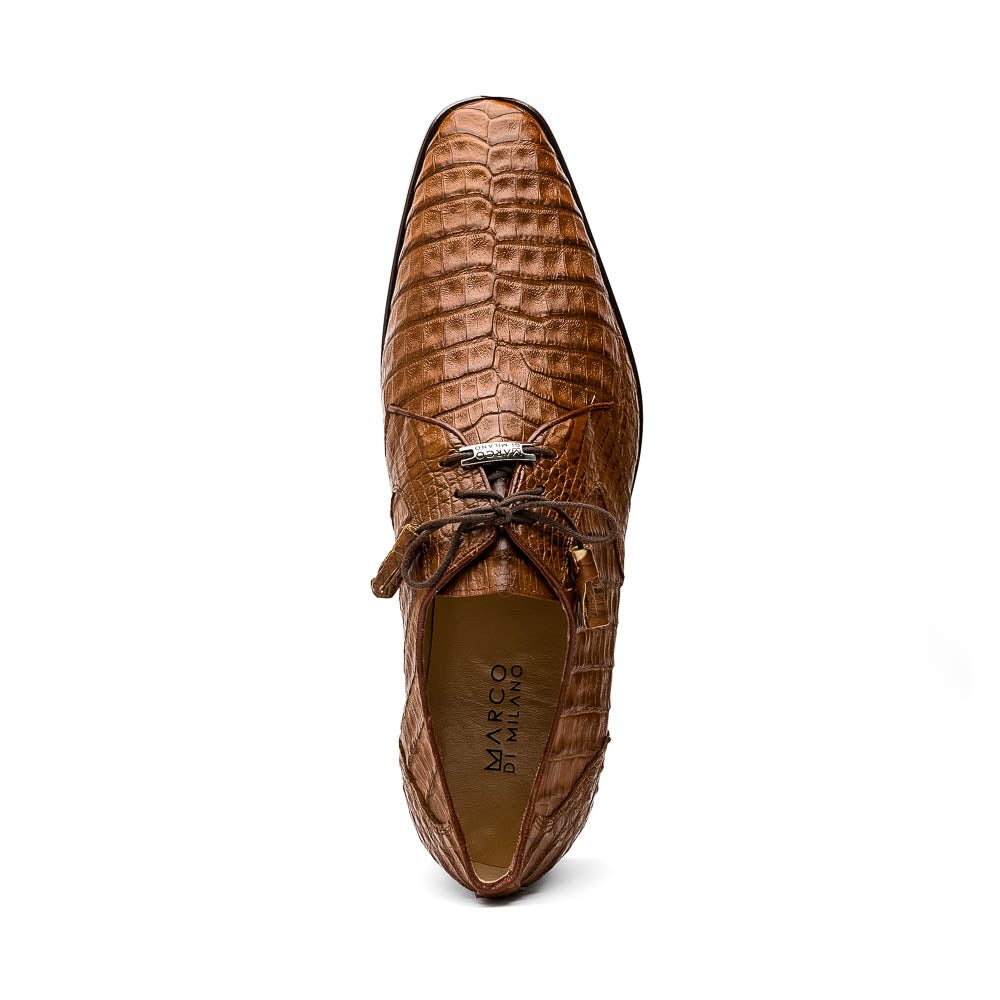 Marco Di Milano Lacio Bay Apache Caiman Crocodile Dress Shoes - Dudes Boutique