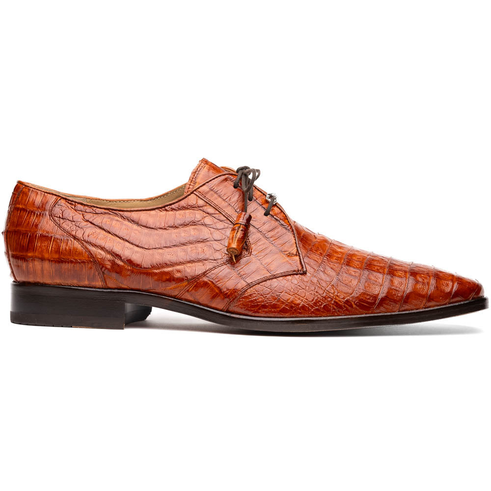 Marco Di Milano Lacio Brandy Caiman Crocodile Dress Shoes - Dudes Boutique