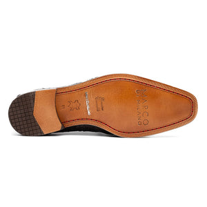 Marco Di Milano Lacio Derby Brown Caiman Crocodile Dress Shoes - Dudes Boutique