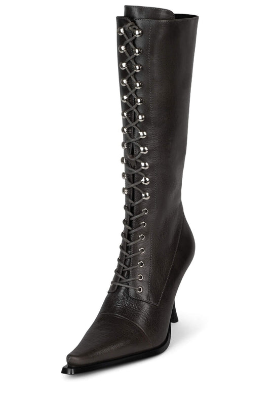 Jeffrey Campbell LANI-2 Dark Grey Heeled Boot