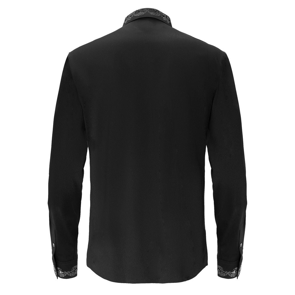 Midnight Precision Shirt BLACK/BLACK - Dudes Boutique
