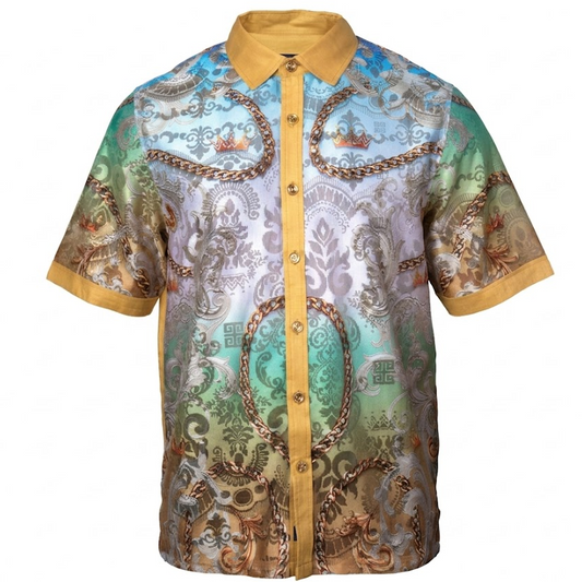 Prestige LUX-660 Maize Lace Linen Shirt