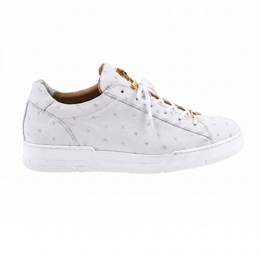 Mauri 8825/2 Fattori White Ostrich Sneakers