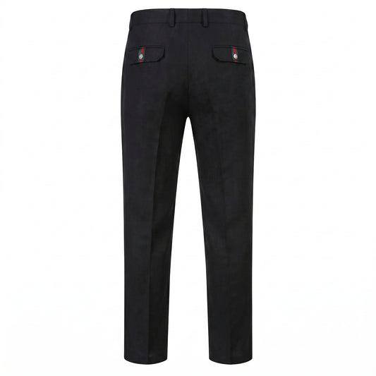 Prestige LUX-690 Black Linen Pants