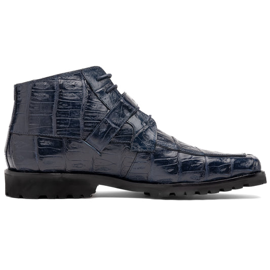 Mauri 3238/1 Baby Croc Boots Wonder Blue - Dudes Boutique