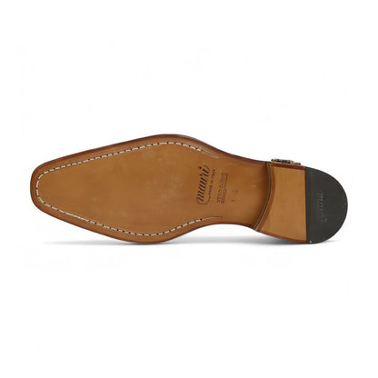Mauri Ebony 1092/3 white alligator and calfskin boots