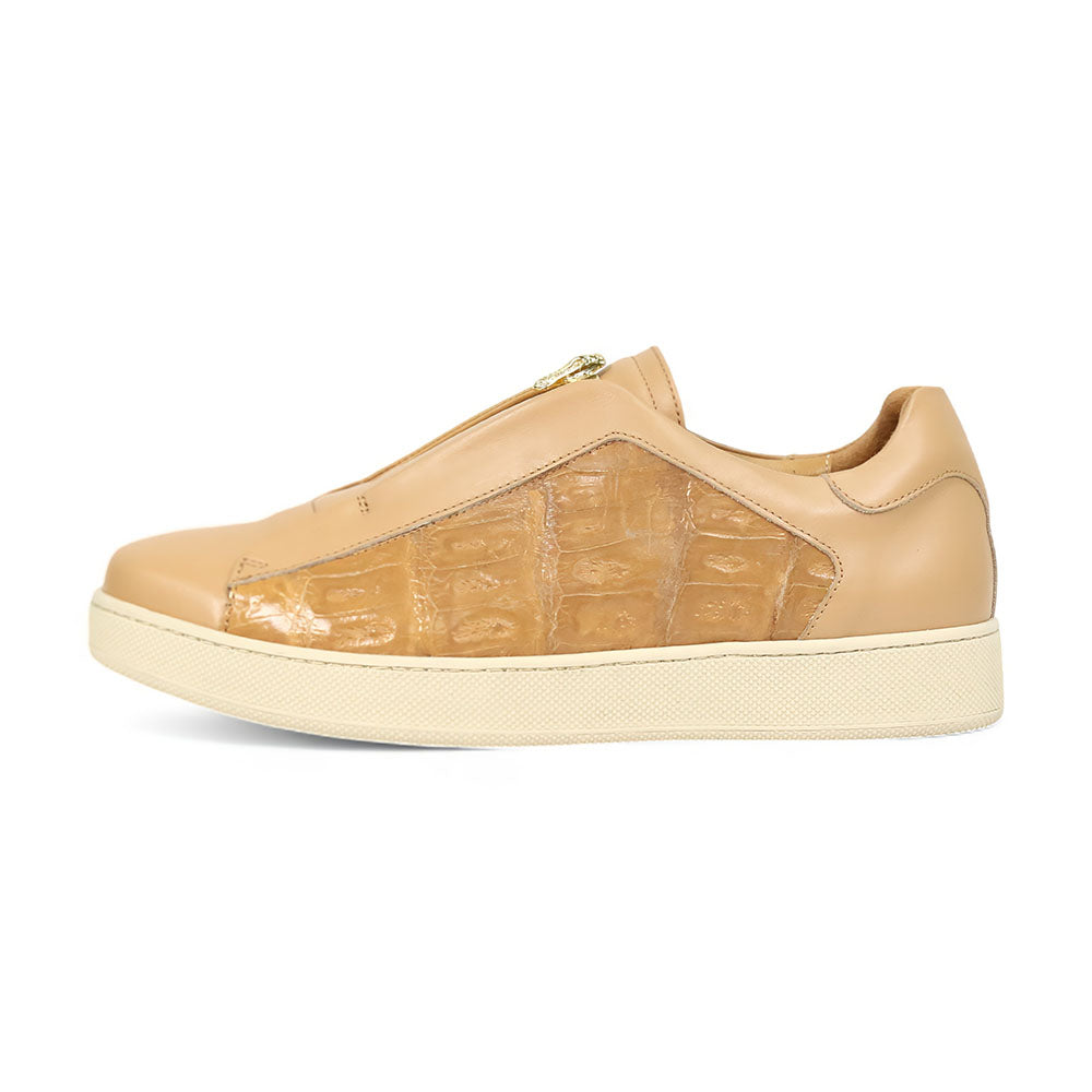 Mauri Regata 8478/14 Dune Nappa/Baby Crocodile Sneakers - Dudes Boutique