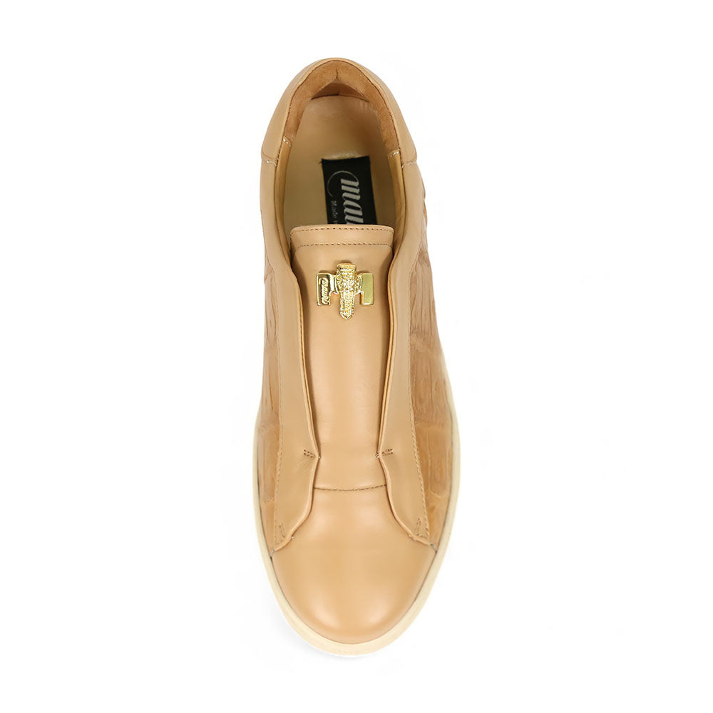 Mauri Regata 8478/14 Dune Nappa/Baby Crocodile Sneakers - Dudes Boutique