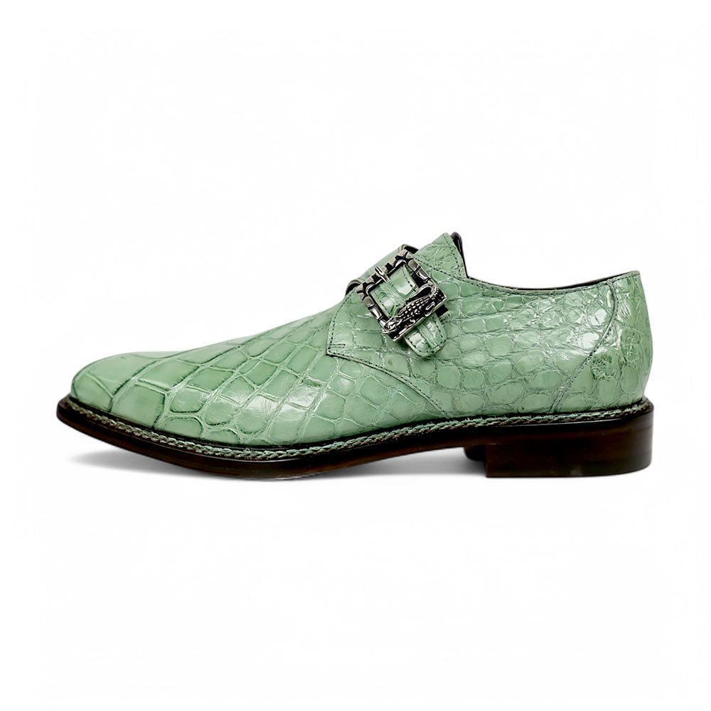 Mauri Shadow 3281/2 Light Leaf Alligator Shoes - Dudes Boutique