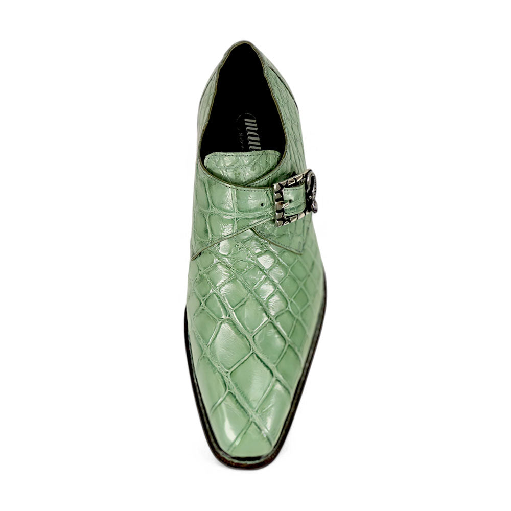 Mauri Shadow 3281/2 Light Leaf Alligator Shoes - Dudes Boutique