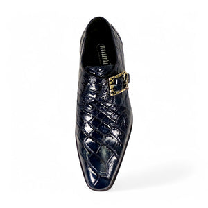 Mauri Shadow 3281/2 Wonder Blue Alligator Shoes - Dudes Boutique