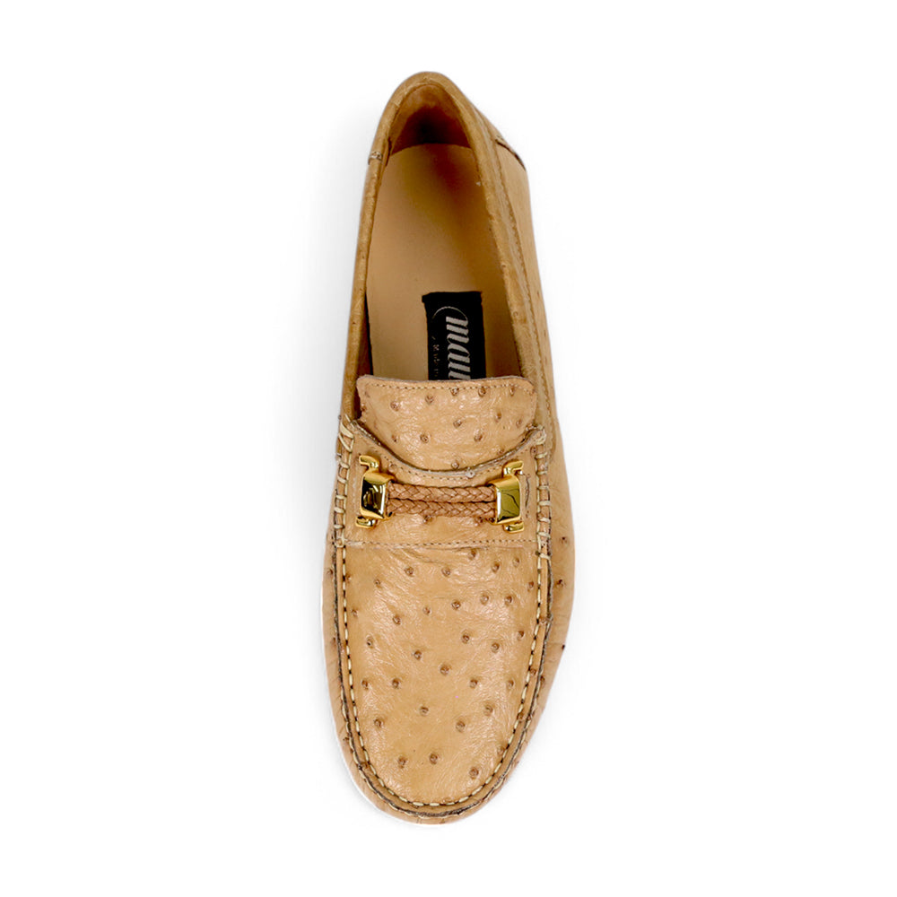 Mauri Sprinter 3517/5 Dune Ostrich Loafers - Dudes Boutique