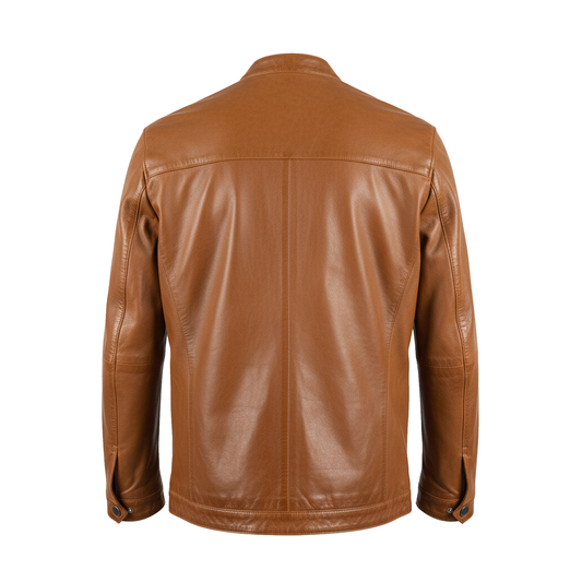 Kashani ID Men's Cognac City Racer Jacket