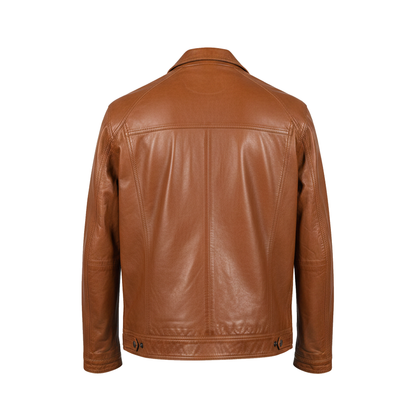 Kashani ID Men's Whiskey Run Leather Jacket