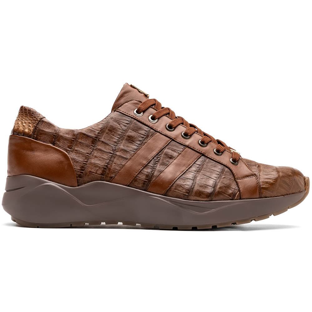 Marco Di Milano Nino Bay Apache Caiman Crocodile Sneakers - Dudes Boutique