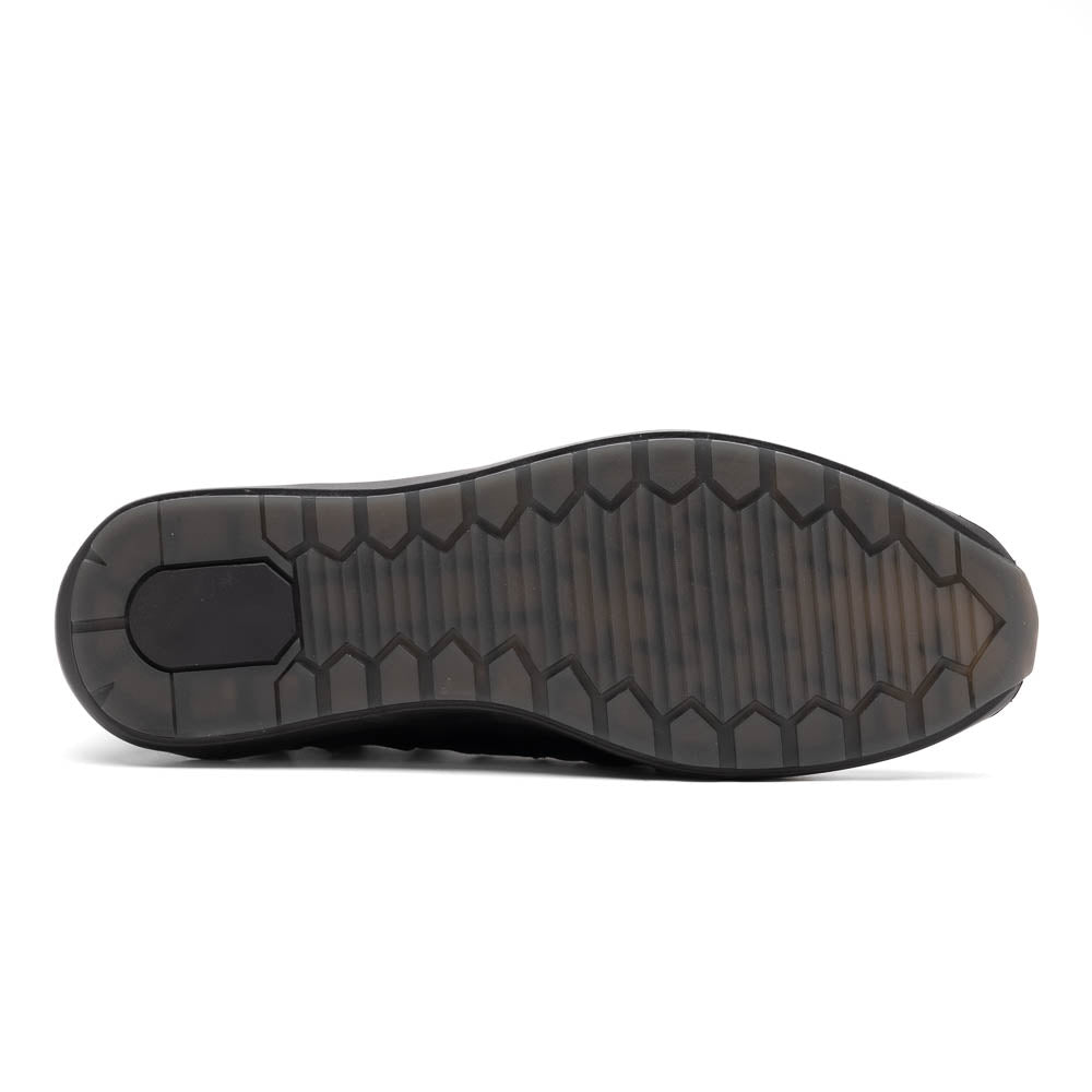 Marco Di Milano Nino Black Caiman Crocodile Sneakers - Dudes Boutique