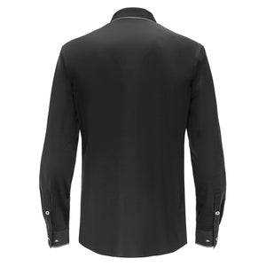 Imperial Essence Button-Up Shirt BLACK/SILVER - Dudes Boutique