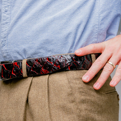 Olivieri Belt Blackcherry