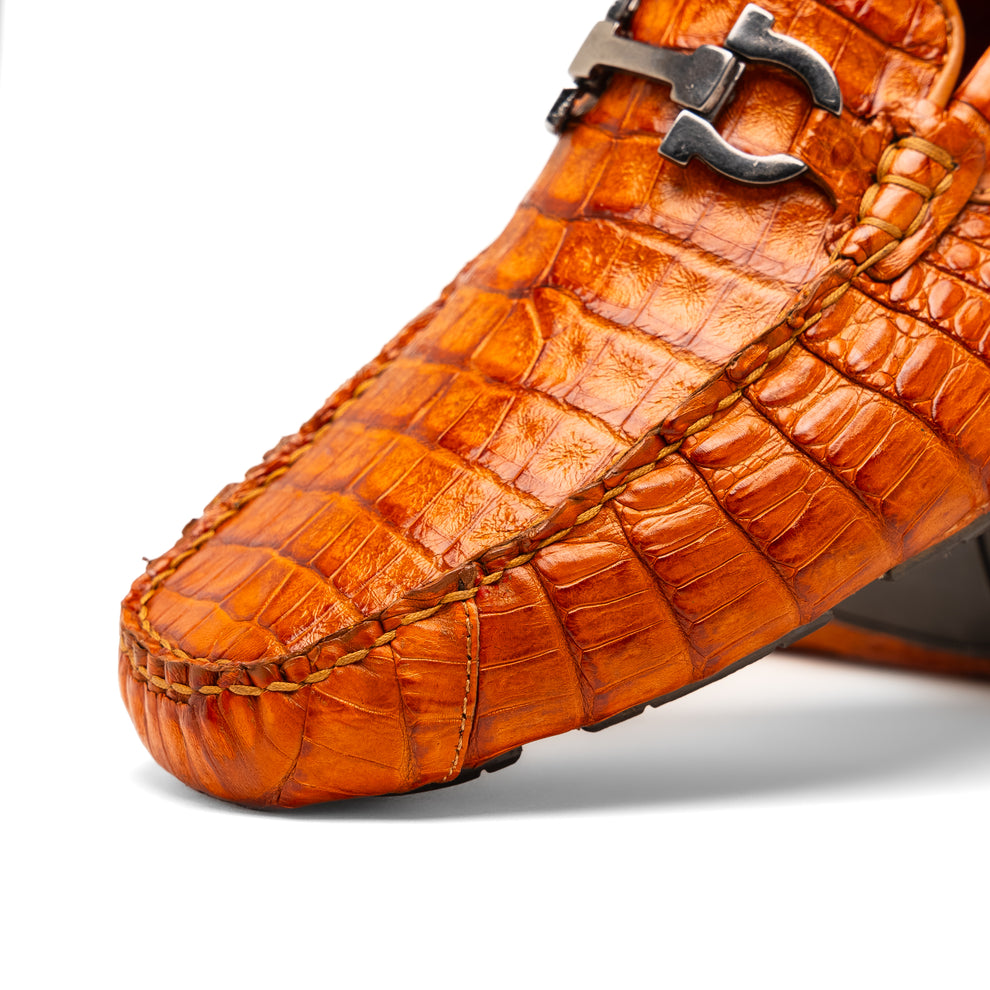 Marco Di Milano Parma Brandy Crocodile Loafers – Dudes Boutique