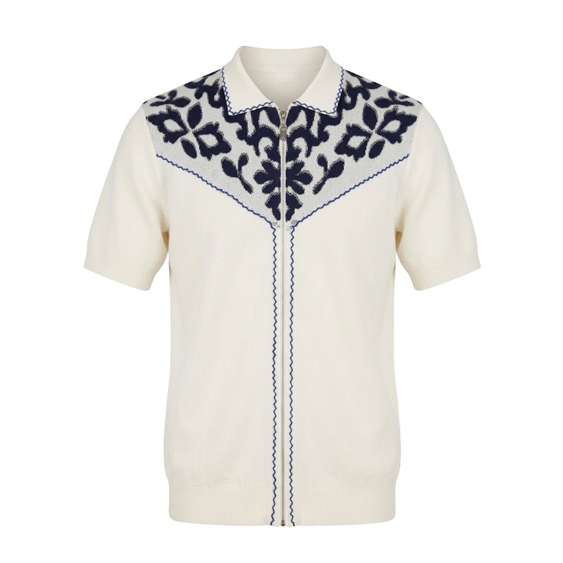 Prestige CMK-405 White Knit Shirt