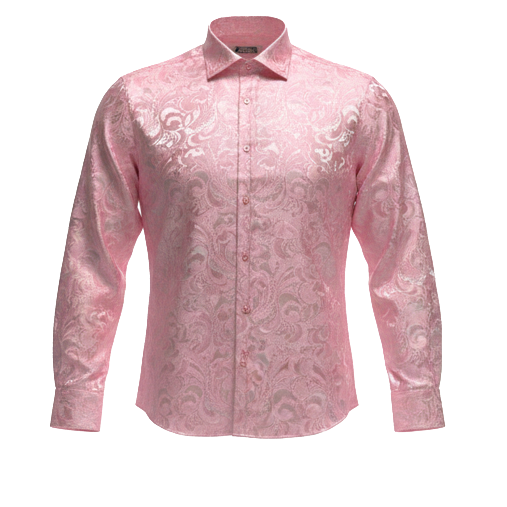 Leoni Pink Paisley Button Up Shirt
