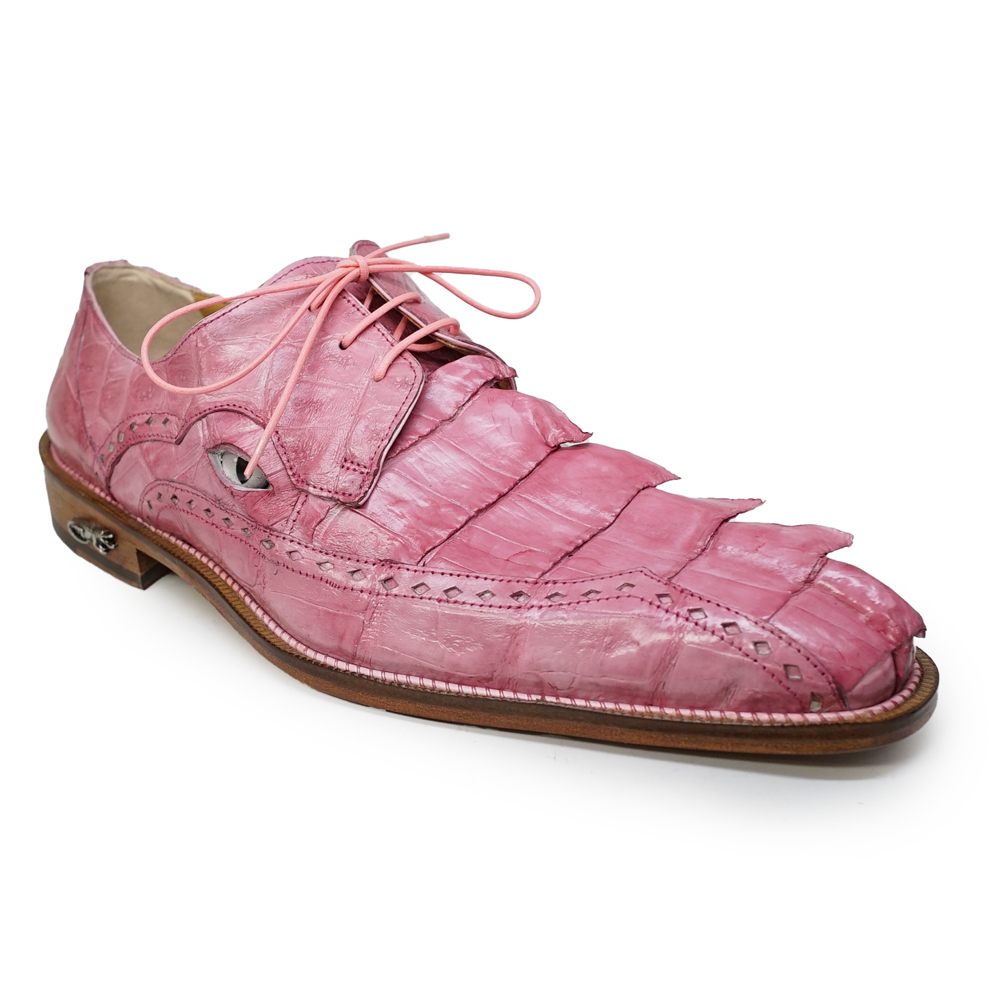 men's light pink dress shoes Mauri 4717/3 Baby Croc / Hornback 14 Estilo Retro Dress To Supple lightweight faux leather NOTONSALE occasion-Holiday Height:5.6 ft
