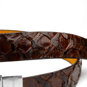 Marco Di Milano Pirarucu Brown Belt - Dudes Boutique