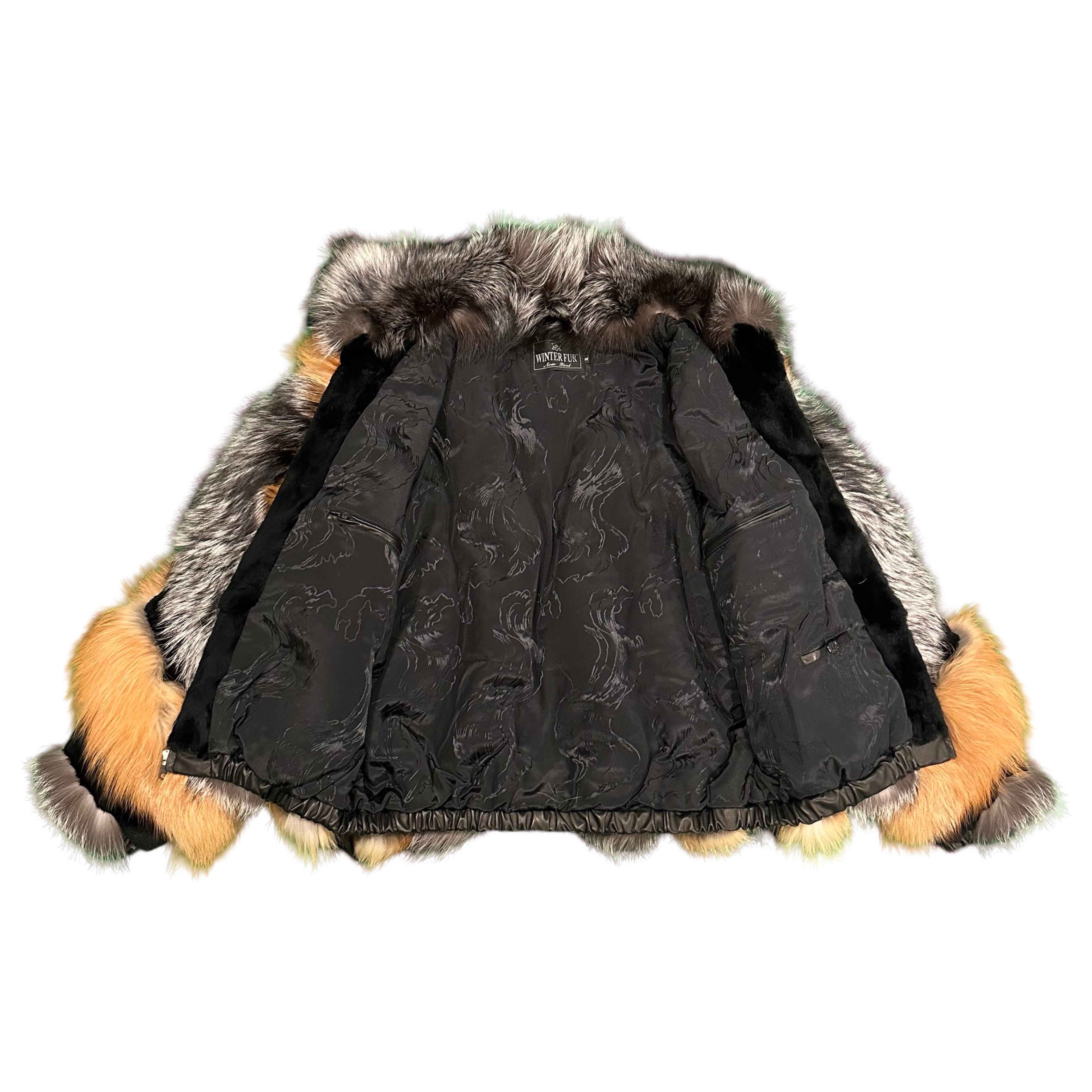 Kashani Men's Full Silver/Red Fox Fur Coat – Dudes Boutique