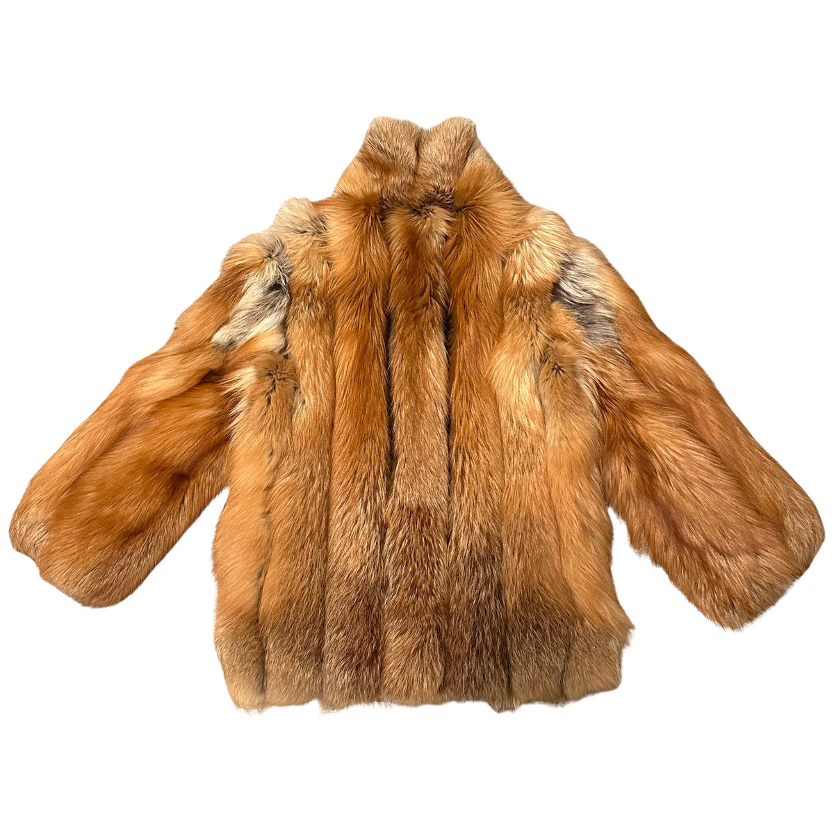 Natural Arctic Mink Fur Fox Fur Collar Jacket - Maker of Jacket