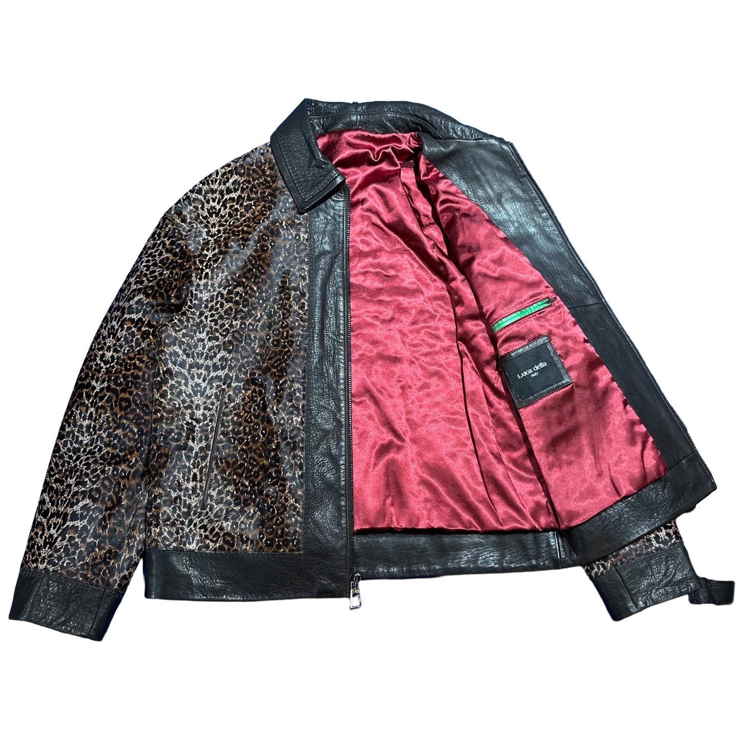 Luca Della Brown Leopard Cavalino Pony Hair Jacket - Dudes Boutique