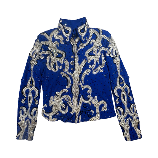 Kashani Ladies Royal Blue Hyper Crystal Jacket - Dudes Boutique