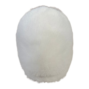 Kashani Men's White Full Mink Herringbone Cap - Dudes Boutique