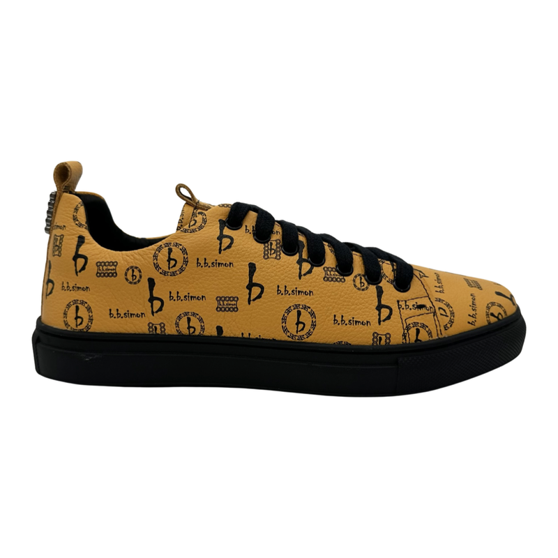 b.b. Simon BB Pattern Shoes - Butterscotch/Black - Dudes Boutique