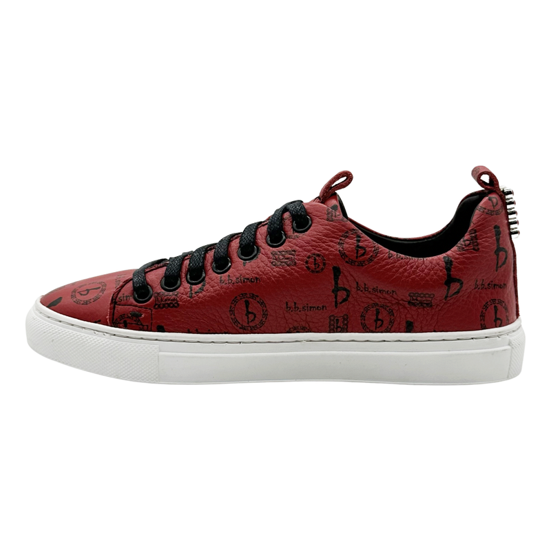 b.b. Simon BB Pattern Shoes - Red - Dudes Boutique