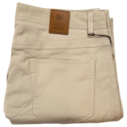 Enzo Alpha-424 high end pants in oatmeal