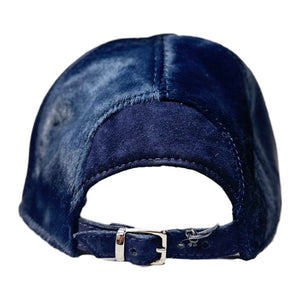 Kashani Navy Blue Pony Hair Base Ball Hat - Dudes Boutique