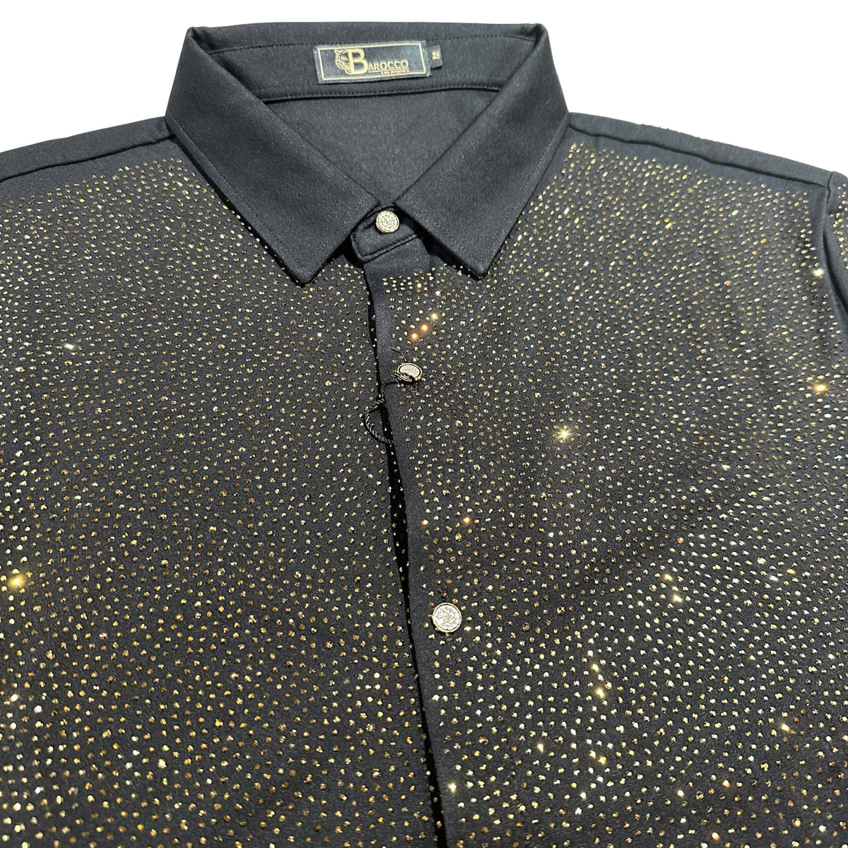 mens black dress shirt with gold Men's Aloha and Kupukupu S 100% Polyester Black and Gold Dress Shirts