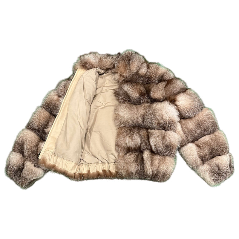 Kashani Men's Full Natural Fox Fur Coat - Dudes Boutique