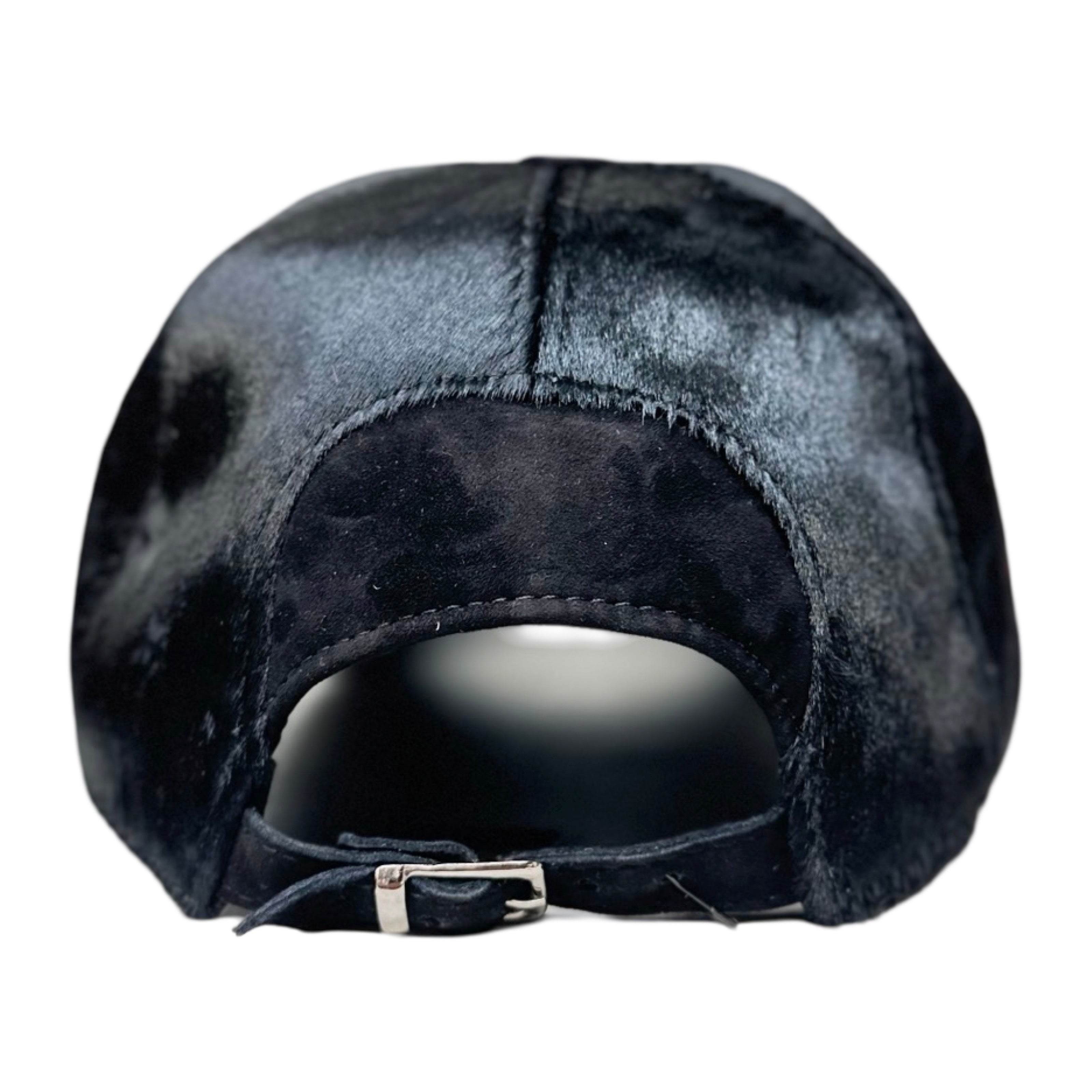 Kashani Black Pony Hair Base Ball Hat - Dudes Boutique